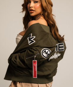 Alternative view of Bomber Jacket with Chenille Patch