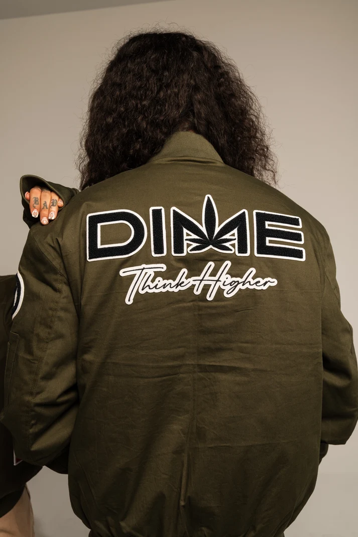 Bomber Jacket with Chenille Patch - Image 4