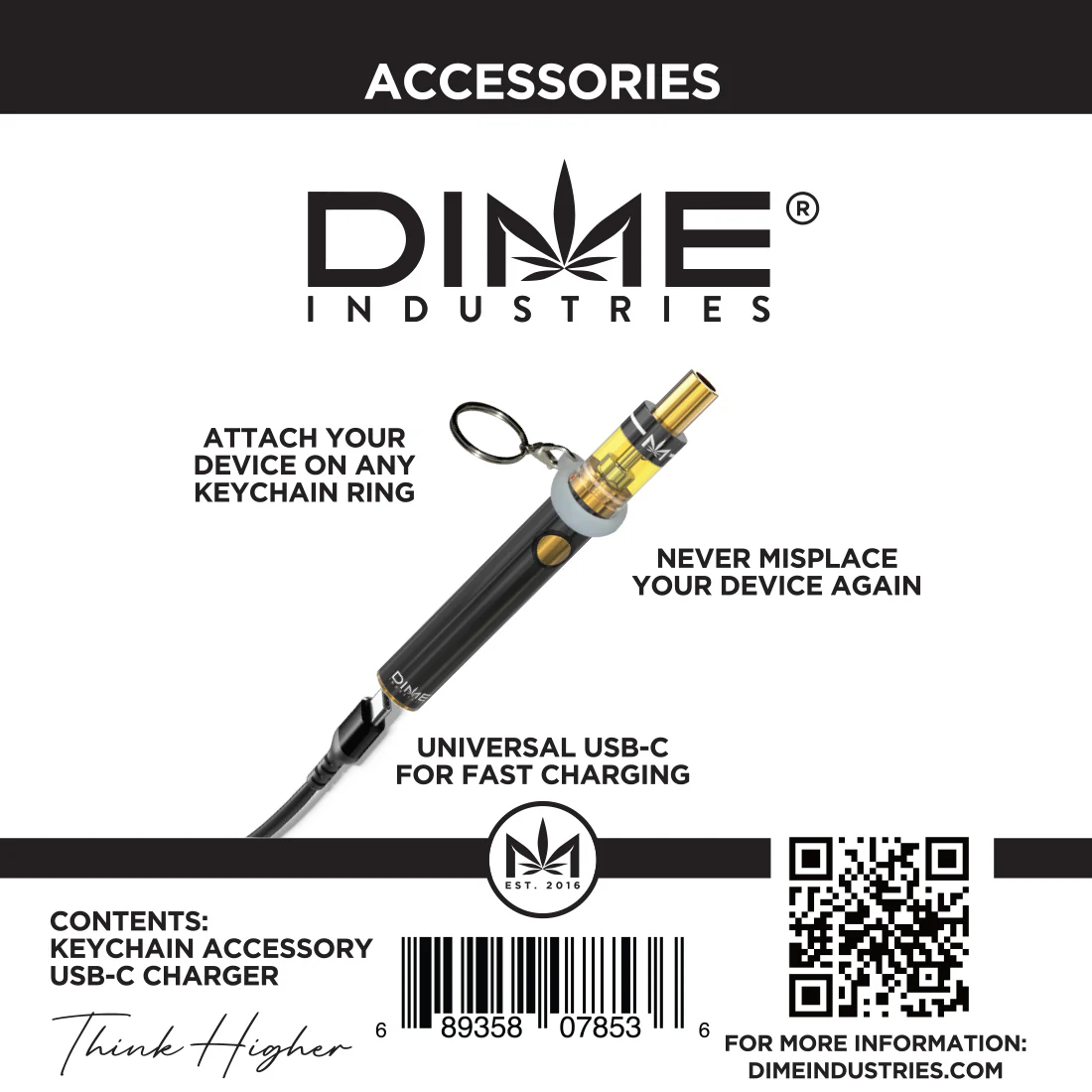DIME USB-C Charger + Key Ring - Image 2